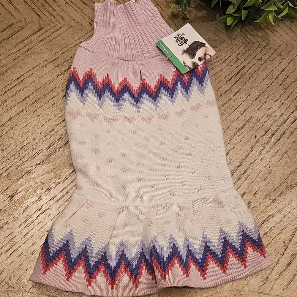 Valentines Dog Sweater Size M NWT
